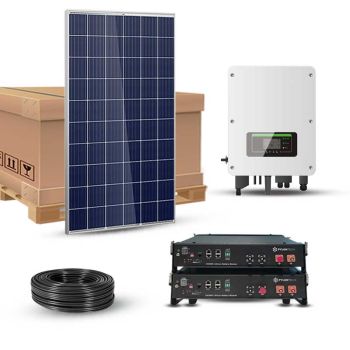 Kit solaire 4300Wc 230V autoconsommation stockage lithium 4.8kWh  SOFAR