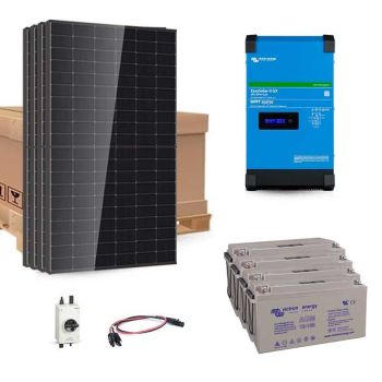 Kit solaire 2580Wc - 230V autonome stockage 7.92kWh Victron Energy