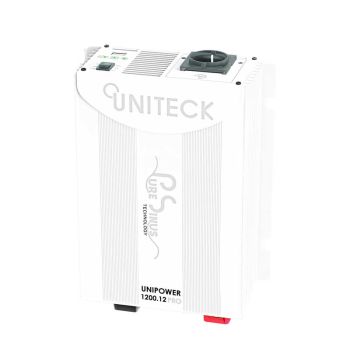 Convertisseur 1200W 12V - 230V Pure sinus-Unipower 1200.12 PRO - Uniteck