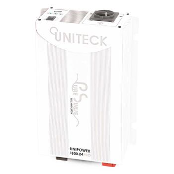 Convertisseur 1800W 24V - 230V Pure sinus-Unipower 1800.24 PRO - Uniteck