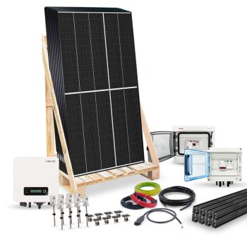 Kit solaire 3440Wc - PRO - COMPLET - autoconsommation - Fixation tôle ondulée - Sofar