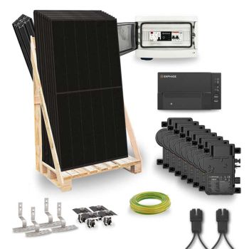 Kit solaire 3440Wc - PRO - COMPLET - autoconsommation - Fixation tuiles - IQ ENPHASE ®