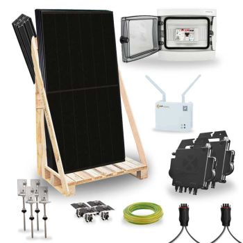 Kit solaire 1720Wc - PRO - COMPLET - autoconsommation - Fixation tôle ondulée - APS