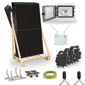 Kit solaire 2500Wc - PRO - COMPLET - autoconsommation - Fixation tuiles - APS